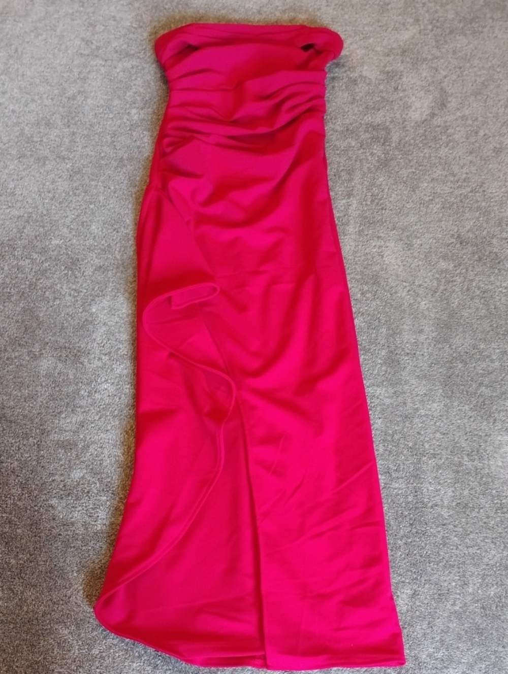 Saints + Secrets Strapless Ruffle Dress